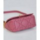 Fake Christian Dior Micro Dior Caro Bag Peachblow Replica