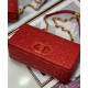Fake Christian Dior Medium Dioramour Dior Caro Bag Red Replica