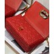 Fake Christian Dior Medium Dioramour Dior Caro Bag Red Replica