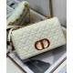 Fake Christian Dior Medium Dioramour Dior Caro Bag White Replica