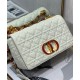 Fake Christian Dior Medium Dioramour Dior Caro Bag White Replica