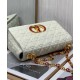 Fake Christian Dior Medium Dioramour Dior Caro Bag White Replica