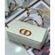 Fake Christian Dior Medium Dioramour Dior Caro Bag White Replica