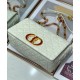 Fake Christian Dior Medium Dioramour Dior Caro Bag White Replica
