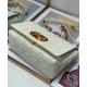 Fake Christian Dior Medium Dioramour Dior Caro Bag White Replica