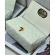 Fake Christian Dior Medium Dioramour Dior Caro Bag White Replica