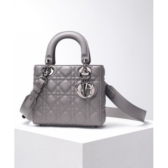 Replica Christian Dior Lady Dior My Abcdior Bag Gray