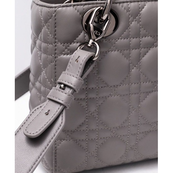 Replica Christian Dior Lady Dior My Abcdior Bag Gray