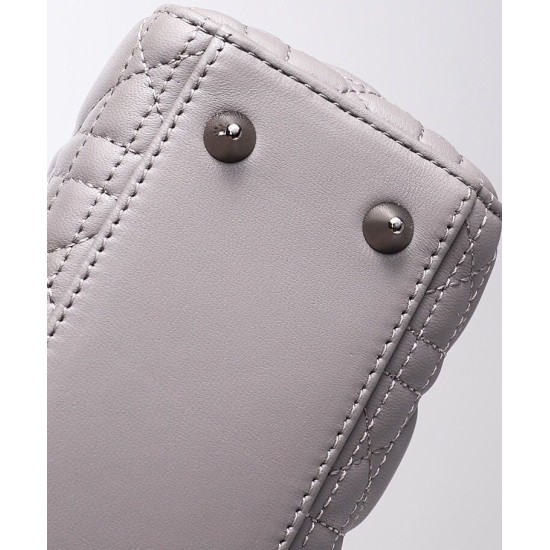 Replica Christian Dior Lady Dior My Abcdior Bag Gray