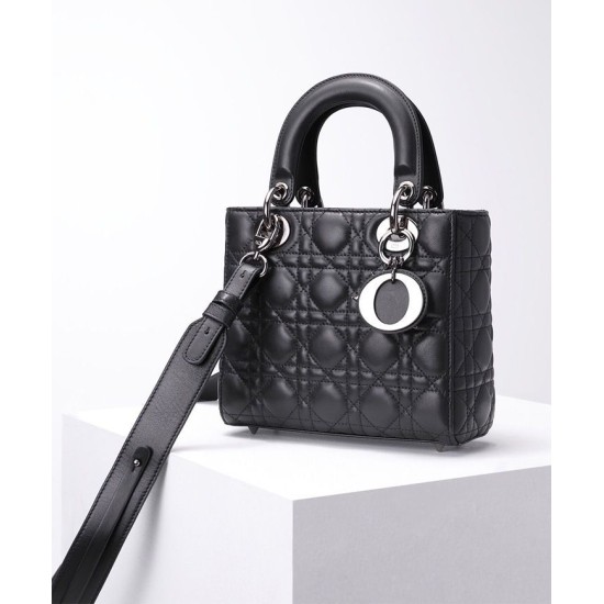 Replica Christian Dior Lady Dior My Abcdior Bag Black Replica Christian Dior Lady Dior My Abcdior Bag Black