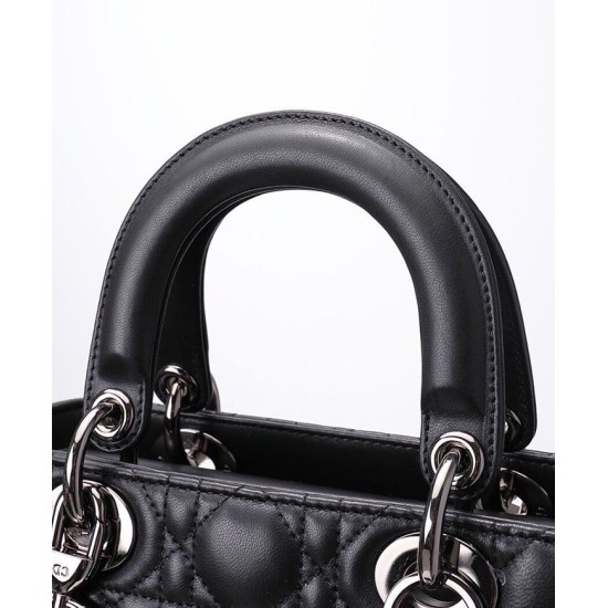 Replica Christian Dior Lady Dior My Abcdior Bag Black Replica Christian Dior Lady Dior My Abcdior Bag Black