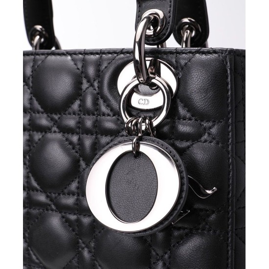 Replica Christian Dior Lady Dior My Abcdior Bag Black Replica Christian Dior Lady Dior My Abcdior Bag Black