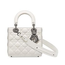 Fake Christian Dior Lady Dior My Abcdior Bag Cream Replica