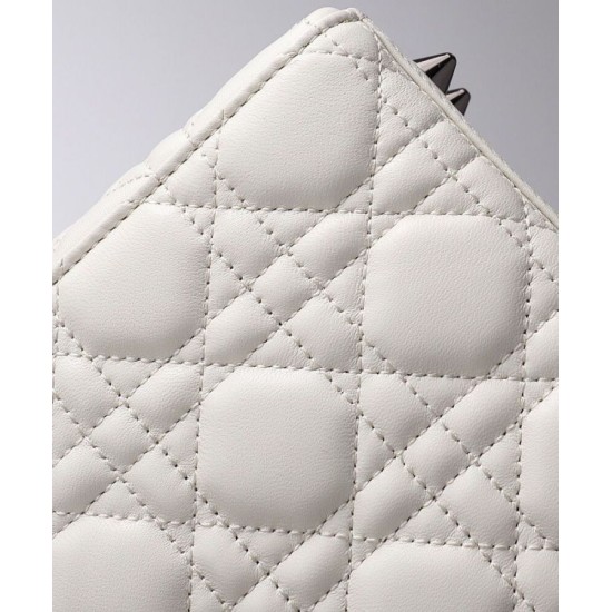 Fake Christian Dior Lady Dior My Abcdior Bag Cream Replica