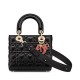 Fake Christian Dior Dioramour My Abcdior Lady Dior Bag Black Replica Replica Christian Dior Dioramour My Abcdior Lady Dior Bag Black