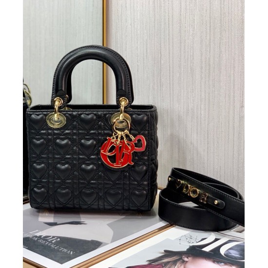 Fake Christian Dior Dioramour My Abcdior Lady Dior Bag Black Replica Replica Christian Dior Dioramour My Abcdior Lady Dior Bag Black