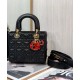 Fake Christian Dior Dioramour My Abcdior Lady Dior Bag Black Replica Replica Christian Dior Dioramour My Abcdior Lady Dior Bag Black
