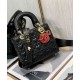 Fake Christian Dior Dioramour My Abcdior Lady Dior Bag Black Replica Replica Christian Dior Dioramour My Abcdior Lady Dior Bag Black