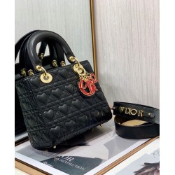 Replica Christian Dior Dioramour My Abcdior Lady Dior Bag Black