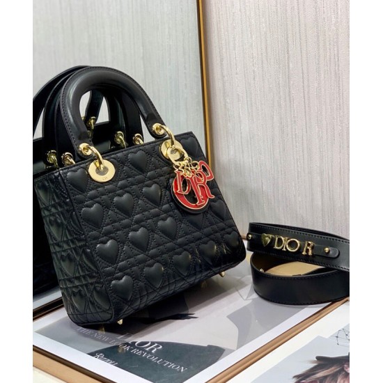 Fake Christian Dior Dioramour My Abcdior Lady Dior Bag Black Replica Replica Christian Dior Dioramour My Abcdior Lady Dior Bag Black