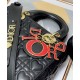 Fake Christian Dior Dioramour My Abcdior Lady Dior Bag Black Replica Replica Christian Dior Dioramour My Abcdior Lady Dior Bag Black