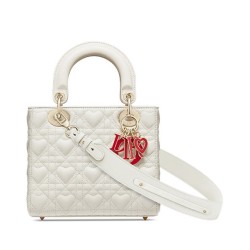 Replica Christian Dior Dioramour My Abcdior Lady Dior Bag Cream
