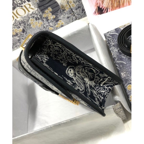 Replica Christian Dior 30 Montaigne Bag Dark Blue