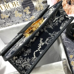 Replica Christian Dior 30 Montaigne Bag Dark Blue