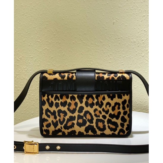 Replica Christian Dior 30 Montaigne Bag Multicolor Mizza Pony-Hair Calfskin Coffee