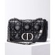 Replica Christian Dior Medium Dior Caro Bag Black