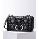 Replica Christian Dior Medium Dior Caro Bag Black