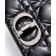 Replica Christian Dior Medium Dior Caro Bag Black