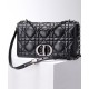 Replica Christian Dior Large Dior Caro Bag Black