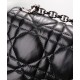 Replica Christian Dior Large Dior Caro Bag Black