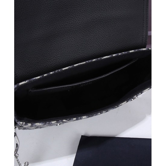 Fake Christian Dior Mini Saddle Messenger Bag Dark Blue Replica