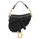Fake Christian Dior Micro Saddle Bag Black Replica