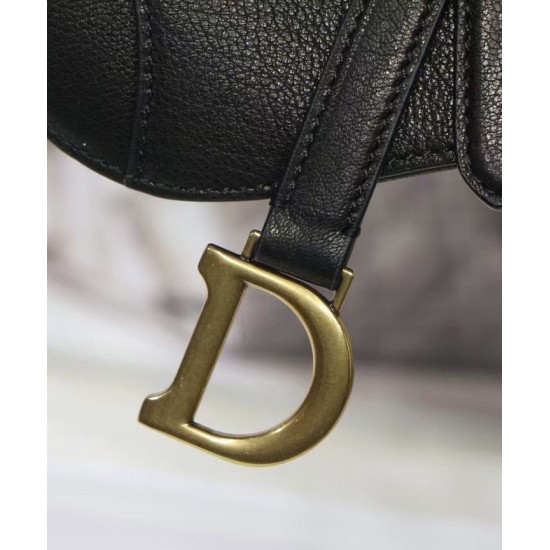 Fake Christian Dior Micro Saddle Bag Black Replica