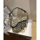 Fake Christian Dior Saddle Bag Coffee Replica