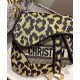 Fake Christian Dior Saddle Bag Coffee Replica