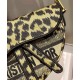 Fake Christian Dior Saddle Bag Coffee Replica