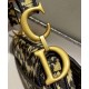 Fake Christian Dior Saddle Bag Coffee Replica