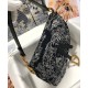 Fake Christian Dior Saddle Bag Dark Blue Replica