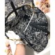 Fake Christian Dior Saddle Bag Dark Blue Replica
