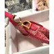 Replica Christian Dior Saddle Bag Red