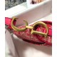 Replica Christian Dior Saddle Bag Red
