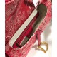 Replica Christian Dior Saddle Bag Red