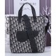 Replica Christian Dior Saddle Tote Bag With Shoulder Strap Dark Blue
