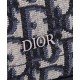 Replica Christian Dior Saddle Tote Bag With Shoulder Strap Dark Blue