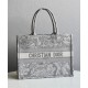 Fake Christian Dior Small Dior Book Tote Gray Replica
