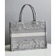 Fake Christian Dior Small Dior Book Tote Gray Replica